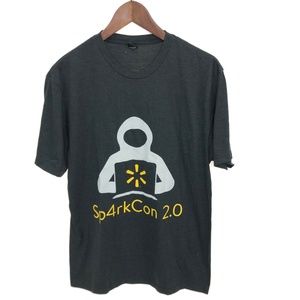 SP4RK CON 2.0 T-shirt S Gray Heater Double Sided